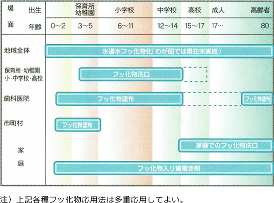 年令に応じた応用と効果